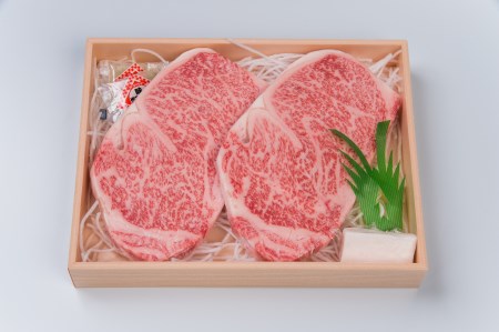 【ふるさと納税】焼肉おがわ長崎和牛A5ランクサーロインステーキ2枚計400g