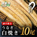 【ふるさと納税】＜諫早淡水＞うなぎ白焼き10尾 / うなぎ 