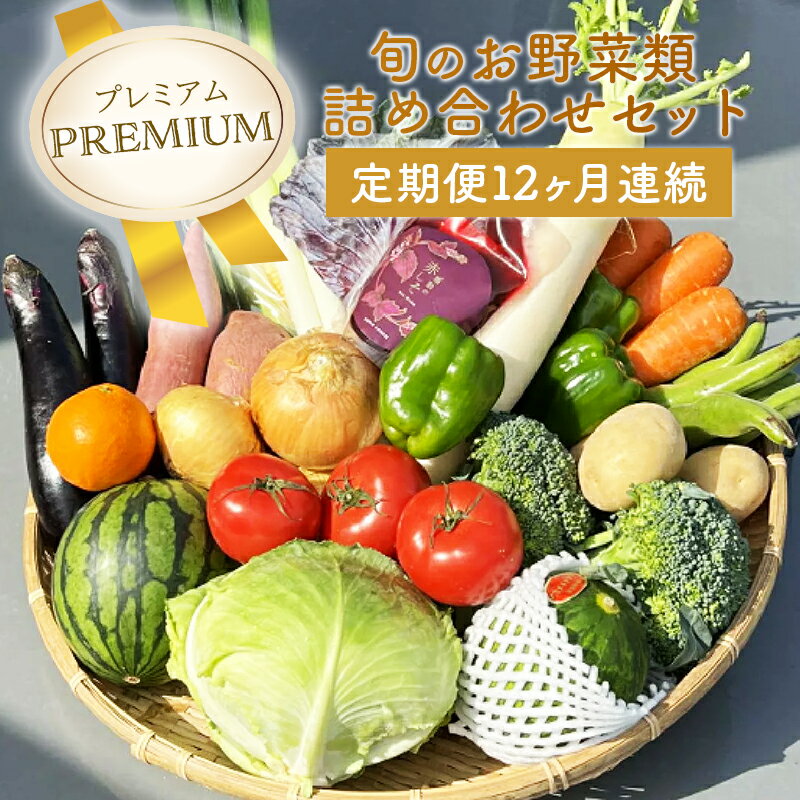 【ふるさと納税】【12回定期便】野菜等詰め合わせプレミアムセット(7～10品目) / 野菜 果物 フルーツ くだもの きのこ しそ / 諫早市 / 松尾農園 [AHAY027] 1