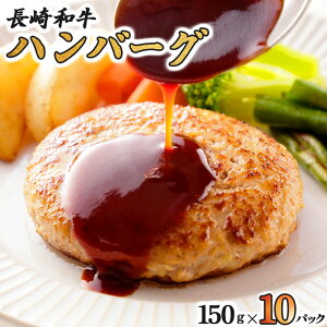 【ふるさと納税】長崎和牛ハンバーグ150g×10パック[AHDD004]