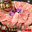 【ふるさと納税】【お中元対象】焼肉 上カルビ 1kg (500g×2) / 長崎和牛 A4〜A5ランク キャンプ BBQ バーベキュー / 諫早市 / 野中精肉...