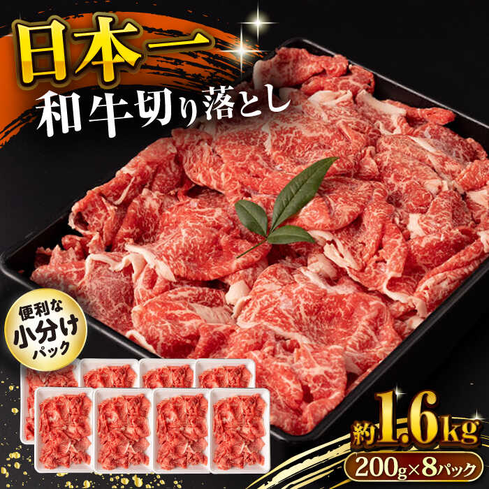 長崎和牛 切り落とし肉 1.6kg 大村市 おおむら夢ファームシュシュ[ACAA145]