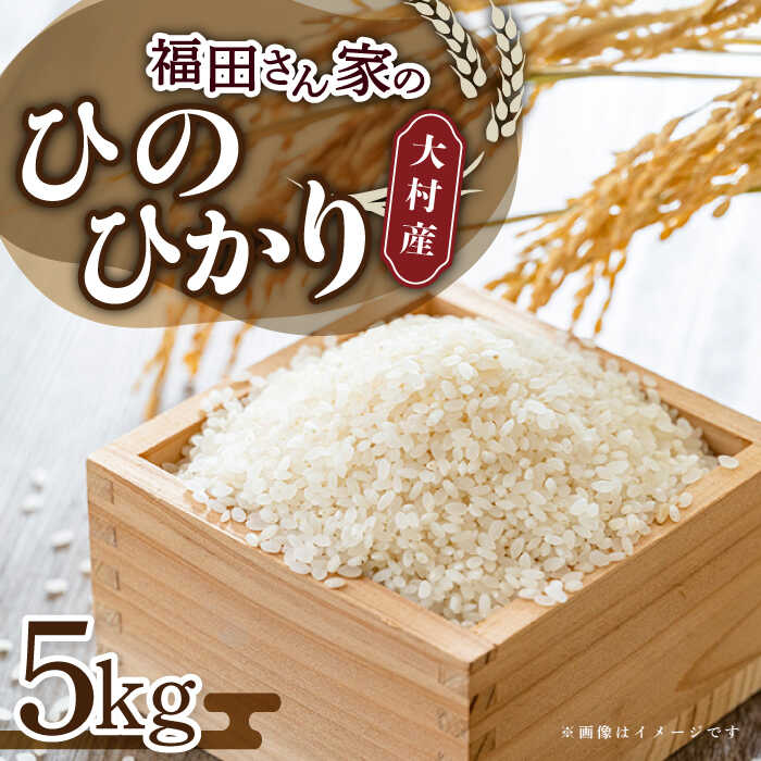 福田さんちの大村産ひのひかり5kg / 米 おこめ お米 白米 / 大村市 / 一般社団法人大村市物産振興協会[ACAB142]