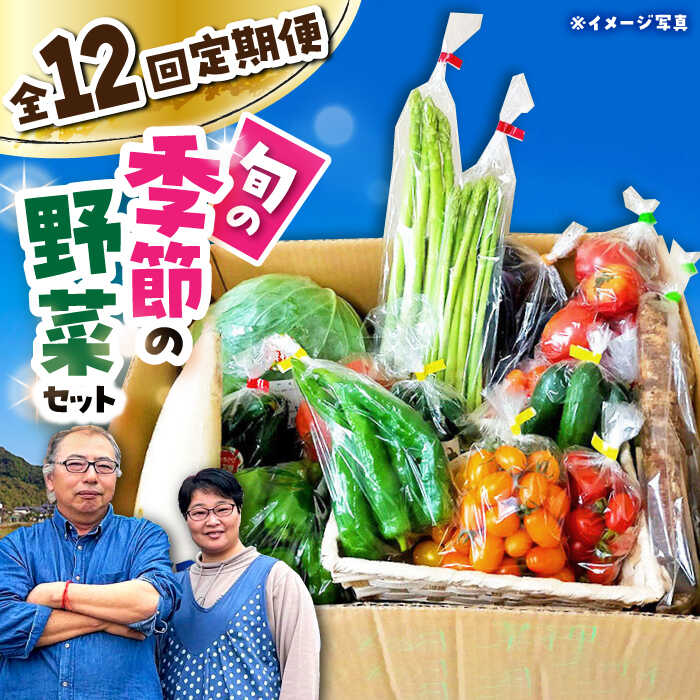 18位! 口コミ数「0件」評価「0」【全12回定期便】季節の野菜 定期便 詰め合わせ セット 野菜 果物 / 季節 旬 春野菜 夏野菜 秋野菜 / 産直松吉[ACZC003]