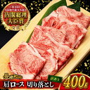 【ふるさと納税】【訳あり】肩ロース 切り落とし 400g 長崎和牛 A4 ～ A5ランク 大村市 肉のふじた[ACAF013]