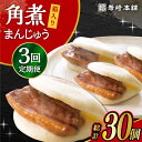 【ふるさと納税】【3回定期便】長崎 角煮 まんじゅう 10個 (箱入) / 肉 国産 長崎 角煮 饅頭 / 大村市 / 岩崎本舗[ACAH029]