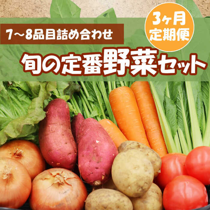 【ふるさと納税】【定期便3回コース】旬の定番野菜セット 使い