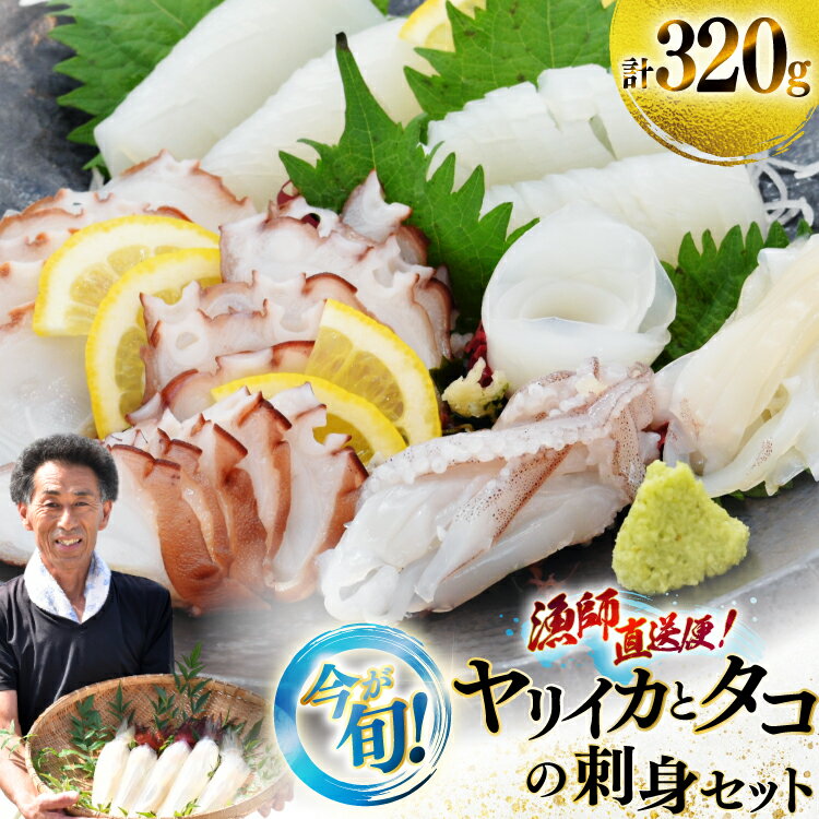 【ふるさと納税】刺身 イカ タコ ヤリイカ刺身とタコ刺身 セット [漁師の店満月 長崎県 平戸市 hr42bgy420486] おつまみ ヤリイカ 新鮮 盛り合わせ 旬 海鮮 魚介 直送 冷凍 個包装 真空パック