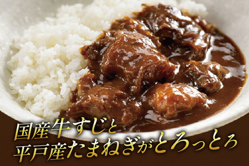 【ふるさと納税】カレー セット 牛 すじ カレー 4食 セット 中辛 3回 定期便 [カレー工房NVfoods 長崎県 平戸市 hr42bgy400036] カレー スパイス レトルト セット