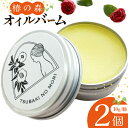 【ふるさと納税】ヘアバーム バーム 髪 ヘアケア ハンドクリーム リップクリーム 椿の森オイルバーム2個 10g/個 セット [たねのわ搾油所 長崎県 平戸市 ...