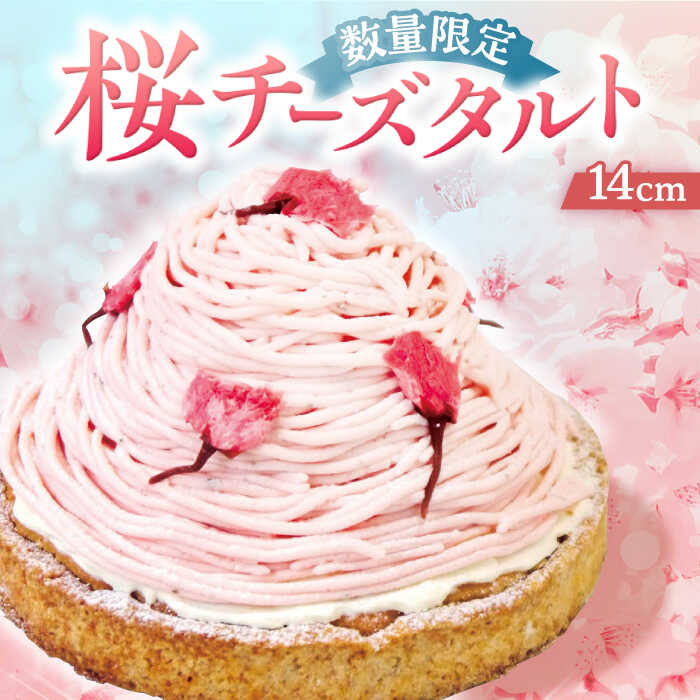 心優 ケーキ バレンタイン 【ふるさと納税】春を感じる大人スイーツ 平戸産全粒粉小麦のさくらちーずたると 1ホール（14cm） 平戸市 / 心優-CotoyuSweets- [KAA297] チーズケーキ チーズ タルト スイーツ お菓子 ケーキ 誕生日 プレゼント ギフト 贈答 贈り物 手土産 女性 人気 ご褒美