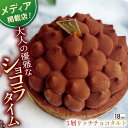 【ふるさと納税】【大人の贅沢】平戸産全粒粉小麦の5層リッチチョコタルト 1ホール(18cm)【心優 −Cotoyu Sweets−】 [...