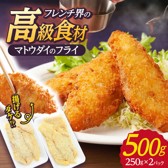 【平戸産】マトウダイのフライ 約500g(約250g×2p)【ひばり】 [KAA063]