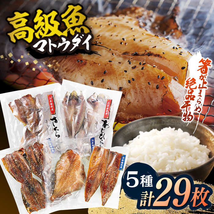 【ふるさと納税】【高級食材マトウダイ入り】 平戸 干物 5種