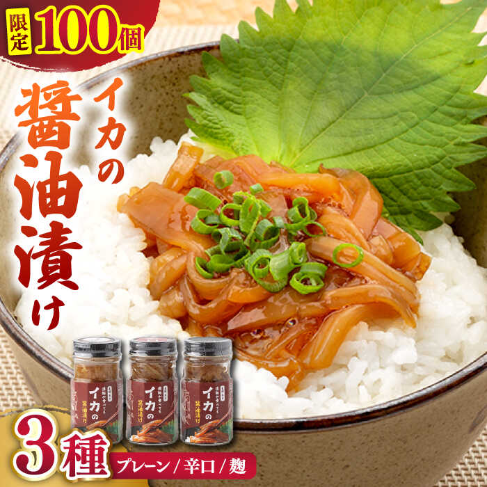 [先行予約][本物のイカ漁師が作った]平戸イカの醤油漬け(55g×3本・合計165g)[康貴丸水産][KAB222] / 平戸 長崎 イカ いか 醤油漬け 漬け ご飯のお供 先行予約 海鮮 新鮮 旬