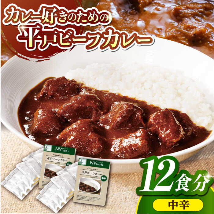 19位! 口コミ数「0件」評価「0」【40年の試行錯誤の結晶】平戸ビーフカレー10食セット 中辛 【カレー工房 NVfoods】 [KAB076]