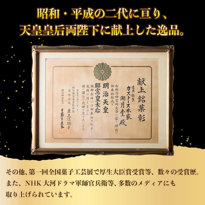 【ふるさと納税】【全6回定期便（隔月）】平戸銘菓 カスドース 計60個（10個入×6回）平戸市 / 湖月堂老舗 [KAC098] 献上品 古典銘菓 和菓子 湖月堂老舗 伝統菓子 お菓子 銘菓 おやつ