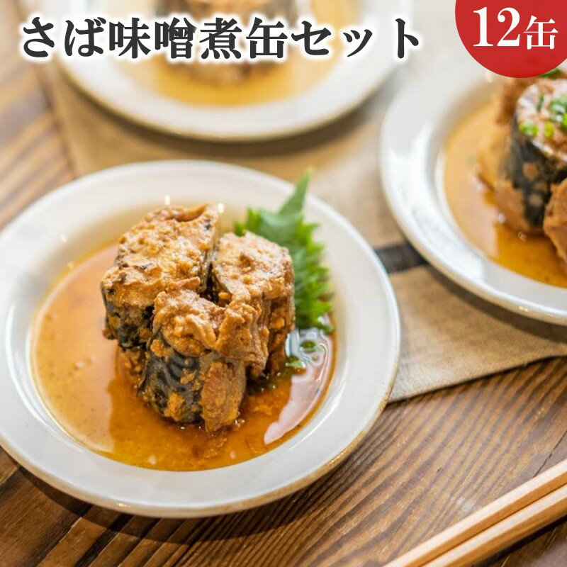 【ふるさと納税】さば味噌煮缶セッ