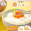 【ふるさと納税】\お中元熨斗対応/養鶏場直送!松浦の赤たまご『コクもりたまご』 40個 70個+破卵保障10個 98個+破卵保障10個