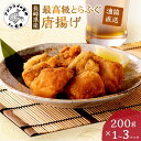 【ふるさと納税】漁協直送!長崎県産最高級とらふぐ唐揚げ