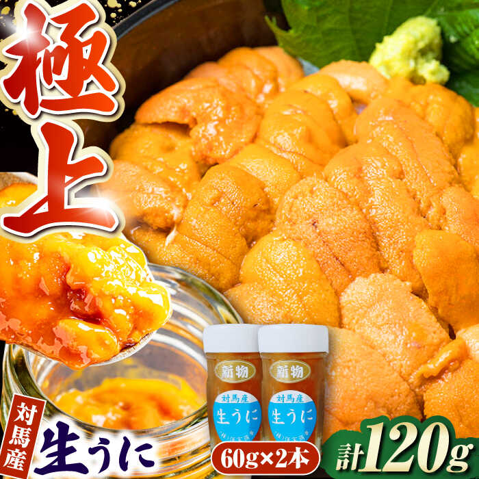 【ふるさと納税】対馬産 生うに 60g×2本《対馬市》【保家商事】 うに ウニ 雲丹 生ウニ 海鮮 海産物 [WAA017]