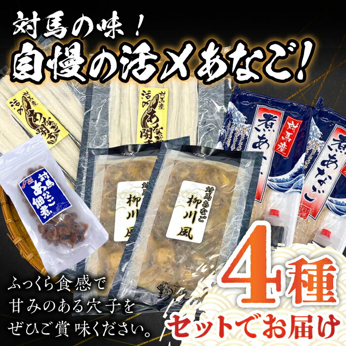 【ふるさと納税】対馬産 あなご 贅沢 セット 《対馬市》【対馬地域商社】九州 長崎 煮あなご 佃煮 アナゴ [WAC002]