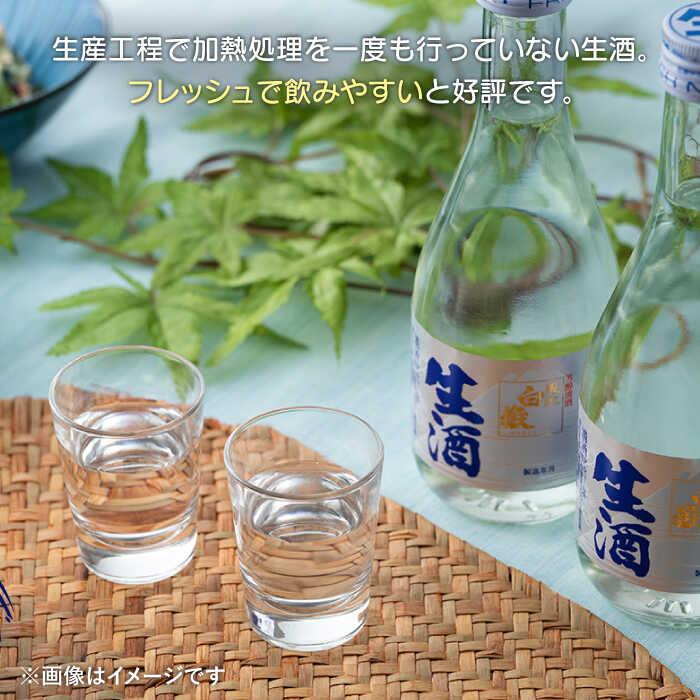 【ふるさと納税】【全3回定期便】日本酒 白嶽 生酒 300ml 6本 《対馬市》【白嶽酒造株式会社】[WAN015]