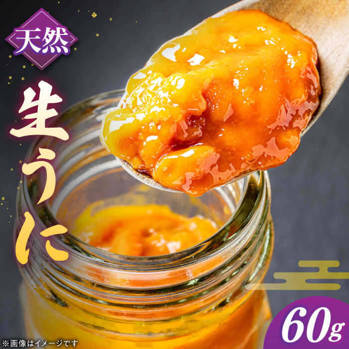 【ふるさと納税】壱岐産 生うに 60g×1本《壱岐市》【馬渡水産】 生ウニ うに ウニ 雲丹 紫うに ムラサキウニ 海鮮 希少 冷蔵配送[JAQ005]