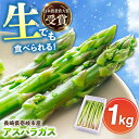 18位! 口コミ数「1件」評価「5」壱岐産 アスパラガス 1kg《壱岐市》【壱岐市農業協同組合】[JBO004] 野菜 旬 春野菜 夏野菜 新鮮 産地直送 アスパラ 冷蔵配送 ･･･ 