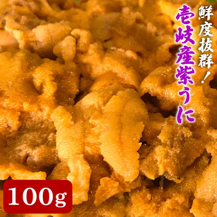 【ふるさと納税】壱岐産 紫うに 100g《壱岐市》【壱岐島　玄海屋】[JBS026] ウニ 紫ウニ ムラサキウニ うに 雲丹 海産物 海鮮 珍味 パック かきおとし 30000 30000円 3万円 冷蔵配送