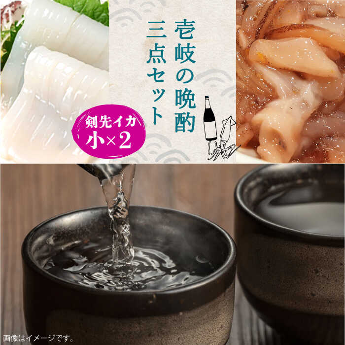 【ふるさと納税】壱岐焼酎＆刺身用高級剣先イカ・小（2枚）とイカの塩辛200gのセット [JDB304] 18000 18000円 のし プレゼント ギフト 冷凍配送