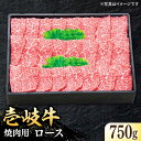 【ふるさと納税】 特選 壱岐牛 ロース 750g（焼肉用）《壱岐市》【太陽商事】[JDL018] 冷凍配送 黒毛和牛 A5ランク 肉 牛肉 肩ロース 赤身 焼肉 焼き肉 焼肉用 BBQ 50000 50000円 5万円 のし プレゼント ギフト