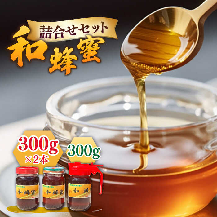 【ふるさと納税】和蜂蜜（ニホンミツバチ） 300g×2本＋300gパッカー《壱岐市》【和蜂ファーム壱岐】[JDP002] ハチミツ 蜂蜜 はちみつ ジャム 日本ミツバチ 二ホンミツバチ 50000 50000円 5万 のし プレゼント ギフト