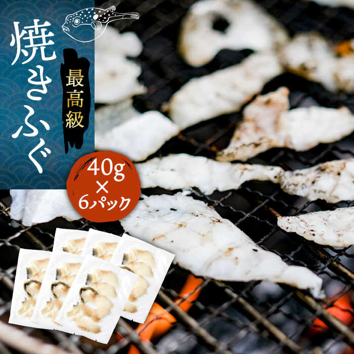 【ふるさと納税】焼きふぐ 40g×6パック 《壱岐市》【なかはら】[JDT012] ふぐ フグ 河豚 とらふぐ トラフグ 焼きふぐ 焼ふぐ 焼きフグ おつまみ 肴 ツマミ 27000 27000円 冷凍配送