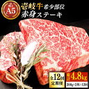 【ふるさと納税】【全12回定期便】極上 壱岐牛 A5ランク 希少部位 赤身ステーキ 200g×2枚(雌)部位おまかせ《 壱岐市 》【KRAZY MEAT】[JE...