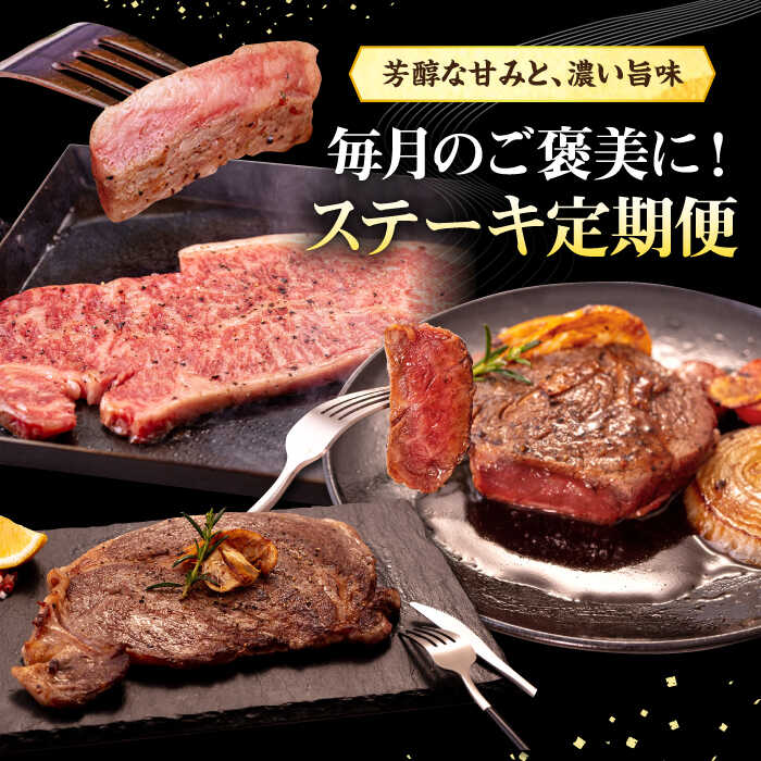 【ふるさと納税】【全12回定期便】 壱岐牛 ステーキ 定期便（ボリューム） 《壱岐市》【株式会社イチヤマ】[JFE104] 冷凍配送 黒毛和牛 A5ランク 定期便 モモ リブロース サーロイン サーロインステーキ 赤身 焼肉 焼き肉 ステーキ 焼肉用