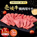 【ふるさと納税】【全3回定期便】 壱岐牛 焼肉用 モモ 500g《壱岐市》【株式会社イチヤマ】[JFE065] 冷凍配送 黒毛和牛 A5ランク 定期便 肉 牛肉 焼肉 焼き肉 もも BBQ 赤身 66000 66000円