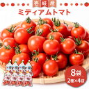 【ふるさと納税】ミディアムトマト 8袋(2種×4袋)《壱岐市》【ISLAND FARM】 トマト 生鮮 野菜 夏 13000 13000円 1万 [JFL001...