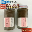 【ふるさと納税】【数量限定】 うにみそ 50g×2本 《壱岐市》【鈴の海庭】 うに ウニ 雲丹 うに味噌 ウニ味噌 海産物 紫うに 紫ウニ 珍味 おつまみ ご飯...