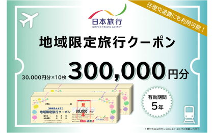 《日本旅行》 地域限定旅行クーポン 300,000円分 《壱岐市》 日本旅行 九州 長崎 壱岐 宿泊 体験 観光 ホテル 宿 旅館[JFW006]