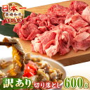 【ふるさと納税】【A4〜A5ランク】【訳あり】長崎和牛 モモ・バラ 切り落とし 600g《壱岐市》【野中精肉店】 黒毛和牛 牛肉 和牛 訳アリ 赤身 モモ バラ...