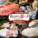 【ふるさと納税】【あとから選べる】壱岐市ふるさとギフト 30万円分《壱岐市》 壱岐牛 牛肉 海産物 刺身 鮮魚 布団 羽毛布団 あとからセレクト 選べるカタログ...