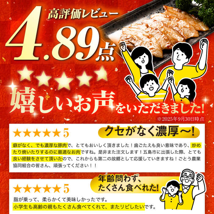 【ふるさと納税】【お届け内容が選べる】五島美豚焼肉1kg（ロース500g バラ500g）/ 2kg（ロース1kg/バラ1kg） 五島市/ごとう農業協同組合[PAF003] 国産豚 豚肉 ブランド豚 焼き肉 SPF豚