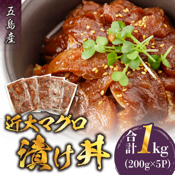 【ふるさと納税】【どどーんと1kg！！】近大マグロの漬け丼 