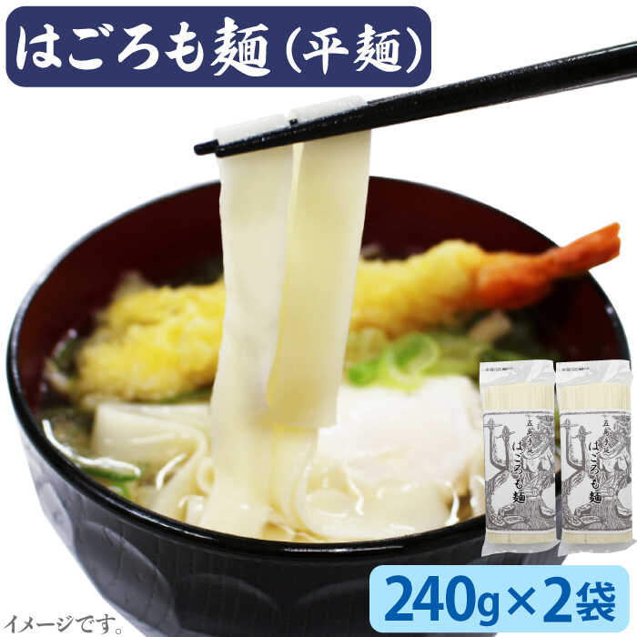 はごろも麺 (平麺) 240g×2袋 乾麺 常温 五島市 / 五島あすなろ会うまか食品 