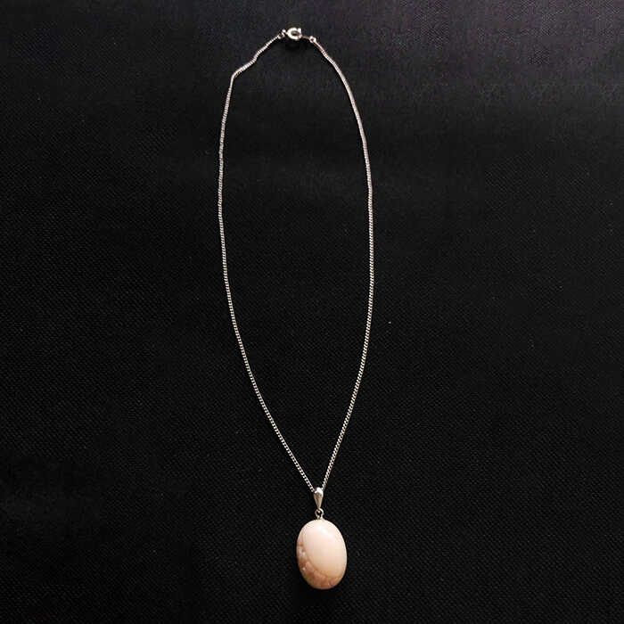 【ふるさと納税】【最高級の珊瑚を匠がデザイン！】淡いピンクが優しい ミッドぼけ珊瑚ペンダント 五島市/出口さんご [PBK008] サンゴ アクセサリー おしゃれ プレゼント 贈り物