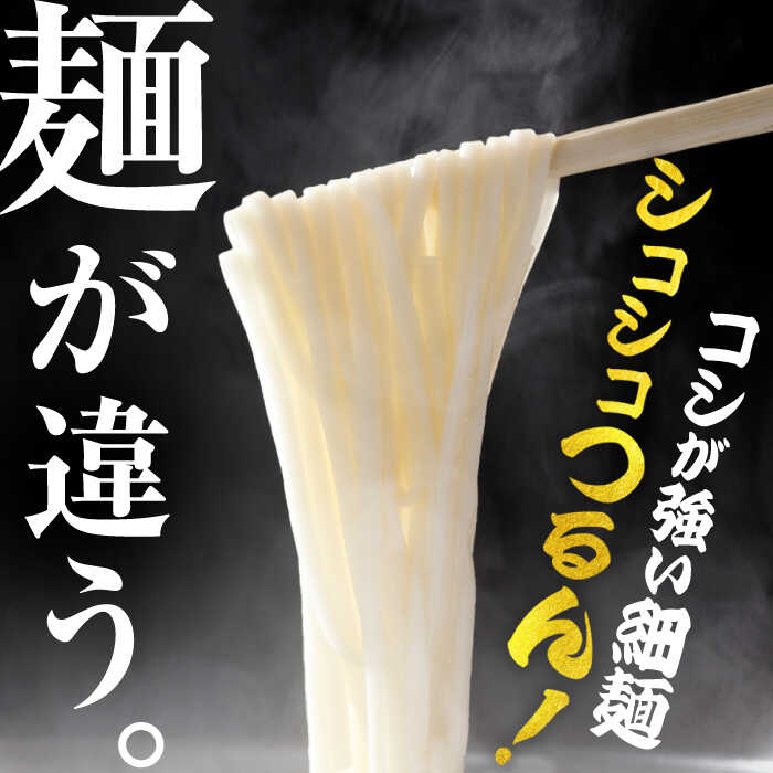 手延べ 小分け 和食 郷土 料理 うどん あごだしスープ　【ふるさと納税】【3回定期便】五島うどん3種（だし付） 五島市/中本製麺[PCR029]