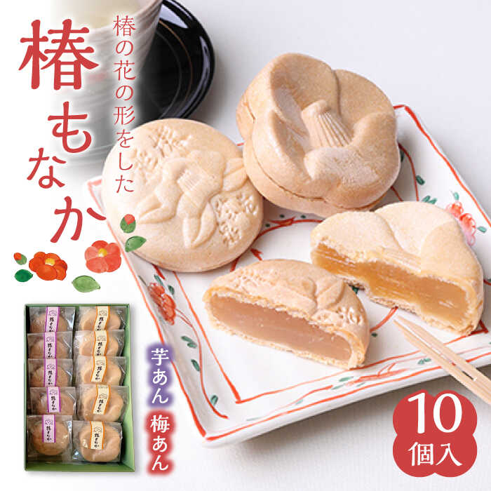 【ふるさと納税】椿もなか 2種詰め合わせ 白あん 梅肉 芋 常温 五島市 / 雲泉堂 [PDA001]のサムネイル