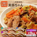 【ふるさと納税】【全6回定期便】味付け豚肉 美豚ちゃん300g 3個【長崎フードサービス】 [PEL007]