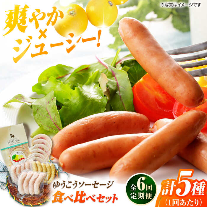 【ふるさと納税】【全6回定期便】長崎伝統柑橘【ゆうこう】食べ比べセット ソーセージ ハム ウインナー Gris Hause NAGASE / 五島市[PGF011] ソーセージ 詰合せ 詰め合わせ セット ウィンナー 肉 豚 五島 五島列島 五島美豚